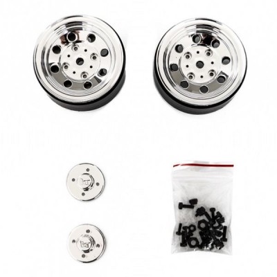 BEDLOCK 1,9" disky chromové, 2 ks.