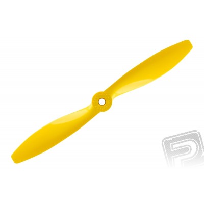 Nylon vrtule žlutá 9x4 (22x10 cm), 1 ks.