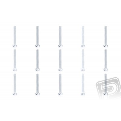 Ocelový šroub s válcovou hlavou M3,5x25mm, 100 ks