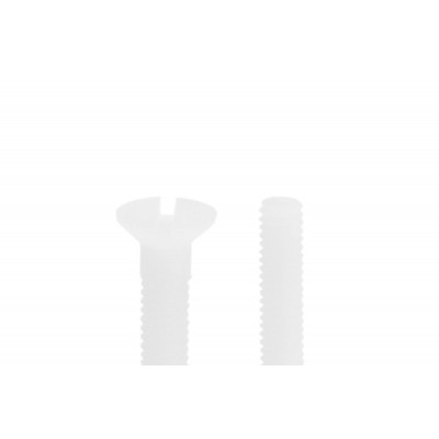 Plastový/Nylon šroub se zápustnou hlavou M4x30, 10ks.