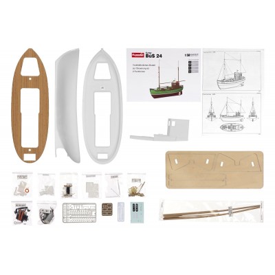 BUS 24 rybářský kutr 1:50 kit