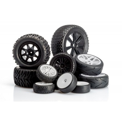 VTEC Kamikaze 10 Nalepené, přední - 1/10 Truggy J-směs