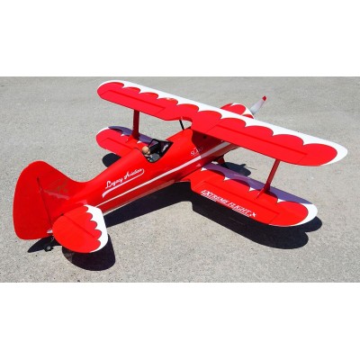 54" Muscle Bipe - červená/bílá 1,37m