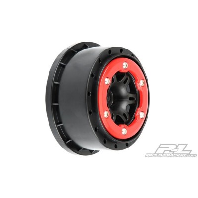 Split Six 2.2"/3.0" zadní TRX Slash černo/červený disk 2ks.