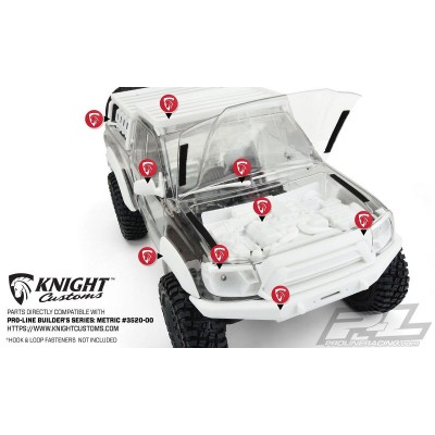 Karoserie čirá METRIC Crawler pro 313mm podvozky