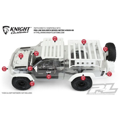 Karoserie čirá METRIC Crawler pro 313mm podvozky