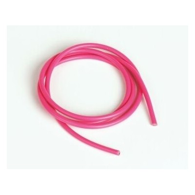 Silikonový kabel 2,6qmm, 13AWG, 1metr, růžový