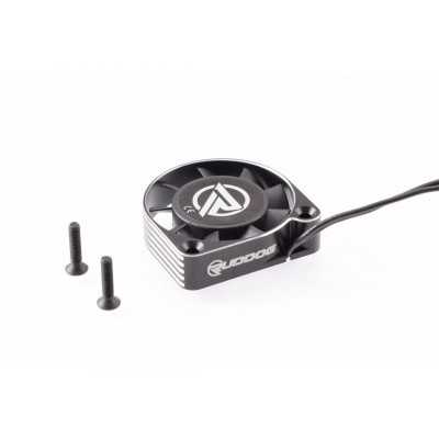 RUDDOG hliníkový větráček 40mm s černým kabelem