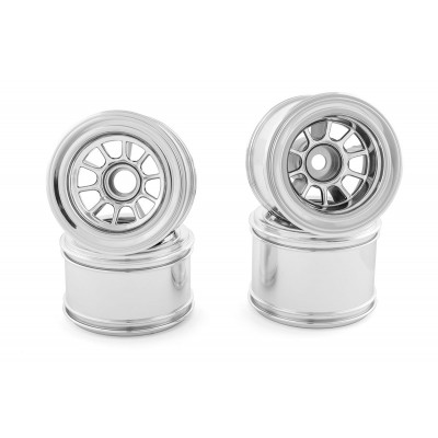 Sweep 1/10 Formule 1 sada disků (4 ks.) - stříbrné