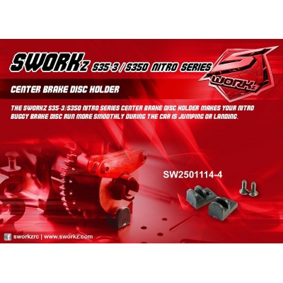 SWORKz plastové vedení brzdových ktoručů, 2+2 ks.