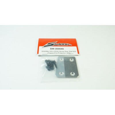 SWORKz ocelové ochrané desky šasi včetně šroubů, 2 ks.