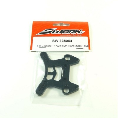 SWORKz T7 hliníkové přední parohy/držáky olejových tlumičů, 1 ks.