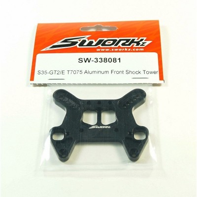 SWORKz T7075 přední hliníkové parohy/držáky olejových tlumičů, 1 ks.