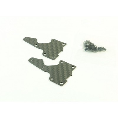 SWORKz uhlíková vzpěra spodní předního ramena, 1,0mm, včetně šroubů, 2 ks.