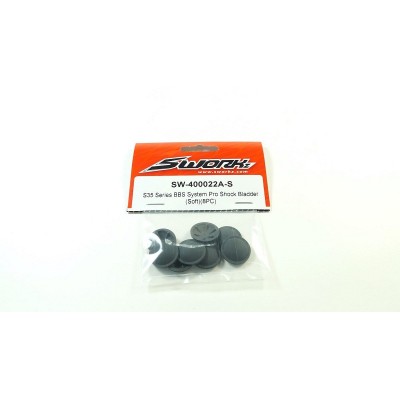 SWORKz S350/S350T BBS System vrchní membrány olejových tlumičů, SOFT, 4 ks