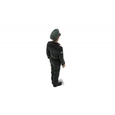 1/16 figurka stojícího německého majora Ernst Johanna Tetsch z 2 sv. války, ručně malovaný