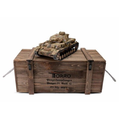 TORRO tank PRO 1/16 RC PzKpfw IV provedení G vícebarevná kamufláž - infra IR