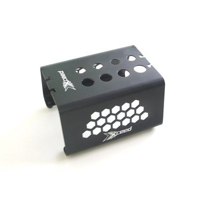 Car-stojánek alu černý s mech. protiskluz. proužky pro 1/10 a 1/8 Buggy a Truggy podvozky