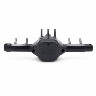 CRX celohliníkový přední & zadní domek nápravy, černý, 1 ks.