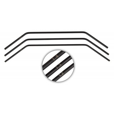 RC10 T6.1 přední stabilizátory, 3 ks.