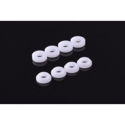 RC8B4 - RC8B3 delrinové vložky olejových tlumičů, 8 ks.