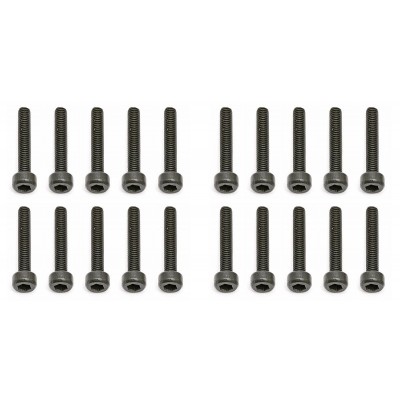 M3x18mm šroub s imbusouvou půlkulatou hlavou, 10ks.