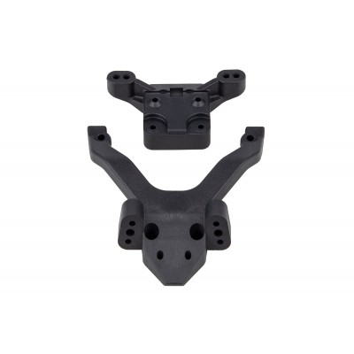 FT B6.4 přední plastová část včetně držáku parohů tlumičů, uhlíková verze, 1 +1 ks.