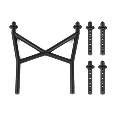 Enduro plastové sloupky/držáky karoserie, 4+1 ks.