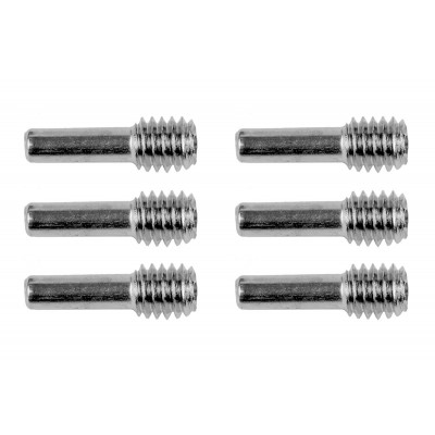 Ocelové šroubovatelné čepy, M4x12mm, 6 ks.