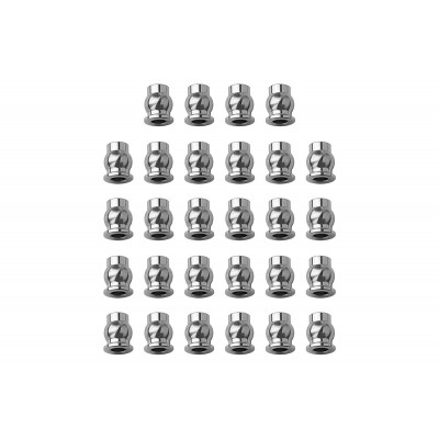 FT ocelové kuličky kloubků s límcem, 28 ks.