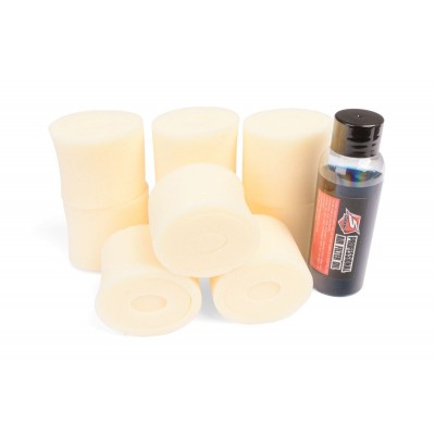 SWORKz dvoudílné vložky vzduchového filtru, 9+9ks. včetně oleje