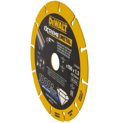 Diam.kot.150 na kov žlutý Dewalt