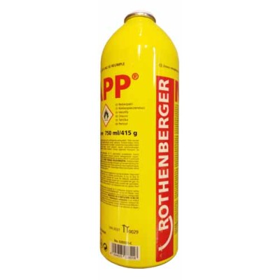 Kartuše PB závit 7/16 415g 750ml MAPP 2700°C Rothenberger