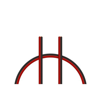 Vysoce flexibilní měděný drát 2,5qmm, 2x 2m