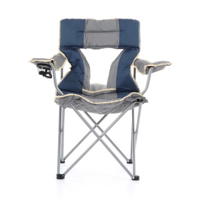 Křeslo rozkládací CAMP nosnost 110kg šedomodré