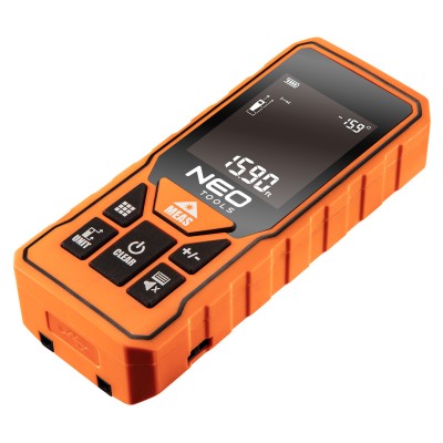 Dálkoměr laser NEO 75-201 60m +-2,0mm/10m 5-funkcí 20x paměť