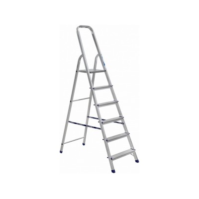 Schůdky 6 stupňů Al 150kg ALUMET 123cm