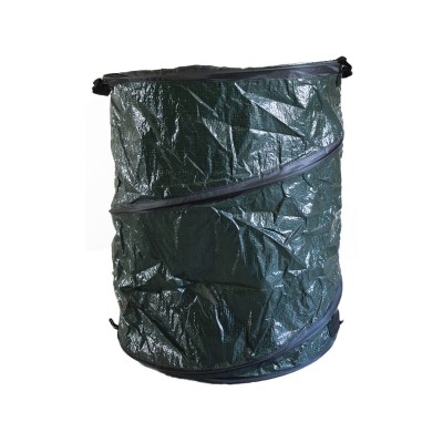 Koš na listí skládací pr.50cm v.65cm plast, 3 ucha, 87l, Mat