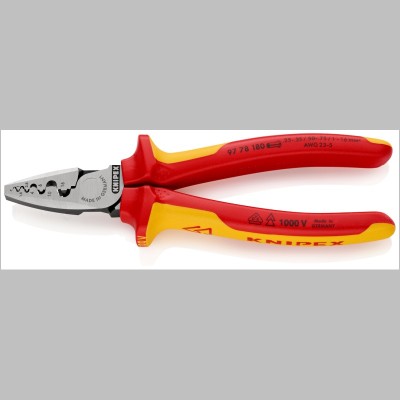 Kleště na dutinky KNIPEX 9778180 elektrikářské 1000V