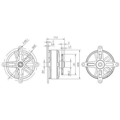 KAVAN Brushless Motor PRO 2811-1800