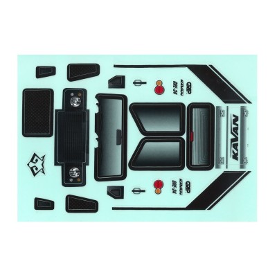 GRE24S Karoserie se samolepkami - písková