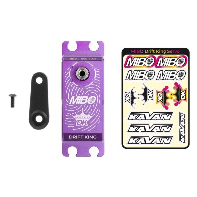 MIBO Drift King Alu Purple LP Programmable (RWD Drift Spec/33.0kg/8.4V) Brushless Servo