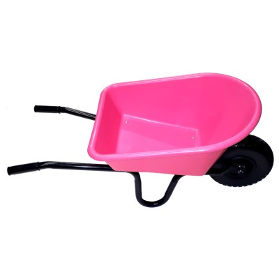 Kolečko stavební plné dětské růžové 30l nostnost 25kg Stober