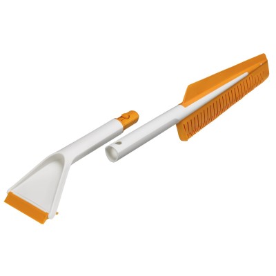 Škrabka na autoskla FISKARS 9cm/67cm 2v1 na led +smetáček