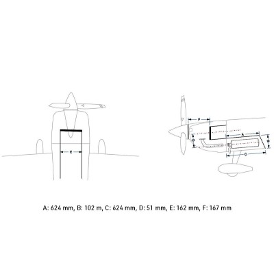 90" Extra NG 2290mm 60cc Červeno-Černá