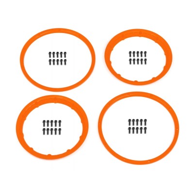 Heavy Duty Wheel Bead Lock Rings Orange/F. 2 Wheel