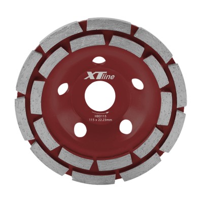 Diam.kot.125 brusný 2-řadý HBD125 XTline