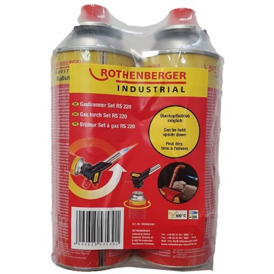 PB hořák ROTHENBERGER SET RS 200 1300°C +2x kartuš bajonet