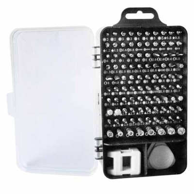 Sada bitů 115ks v krab. pro mikroelektroniku s nástroji MAGG