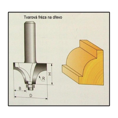 Fréza na dřevo 11,1x12,9mm JOBI